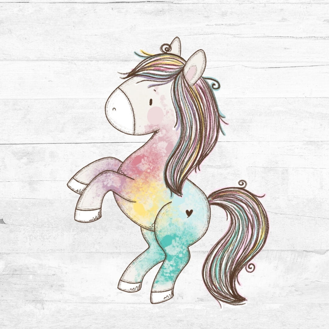 Bügelbild  - You are unique Pony