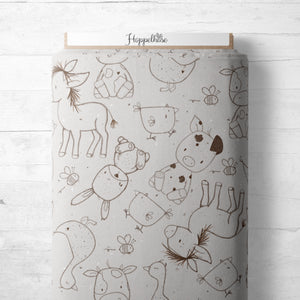 Farm Animals outlines