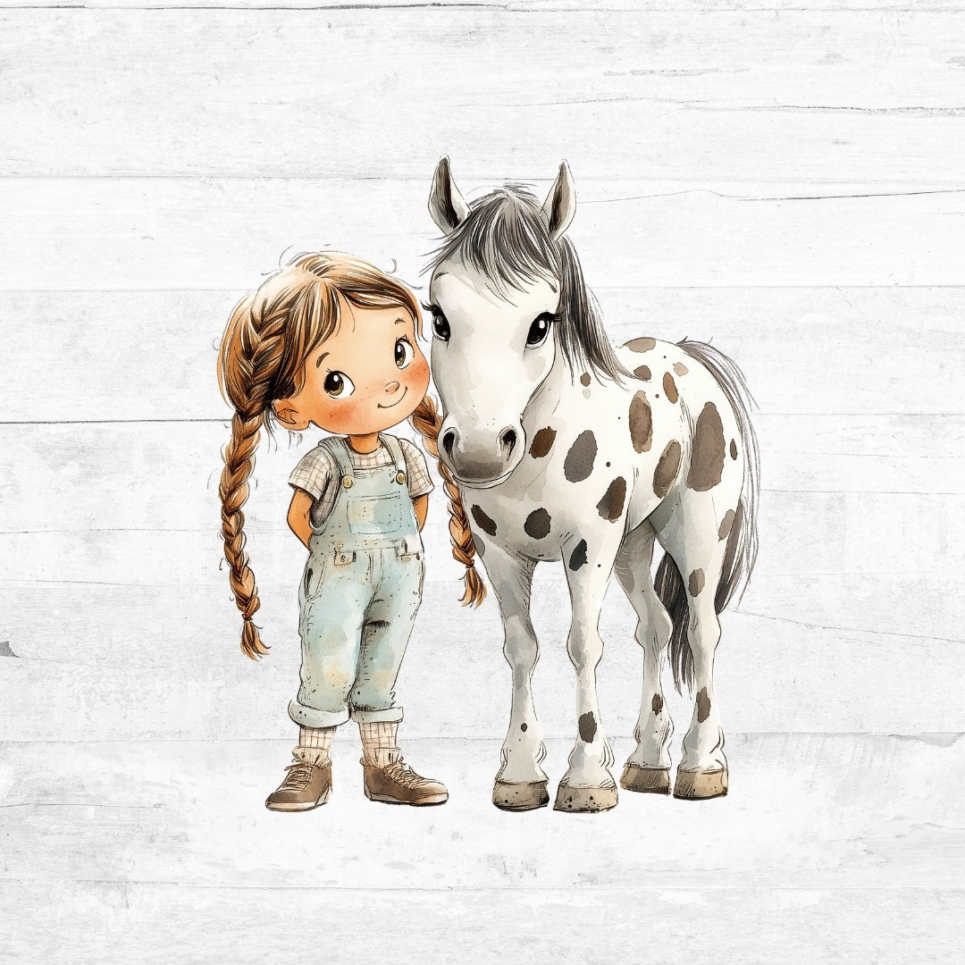 Bügelbild kleiner Onkel