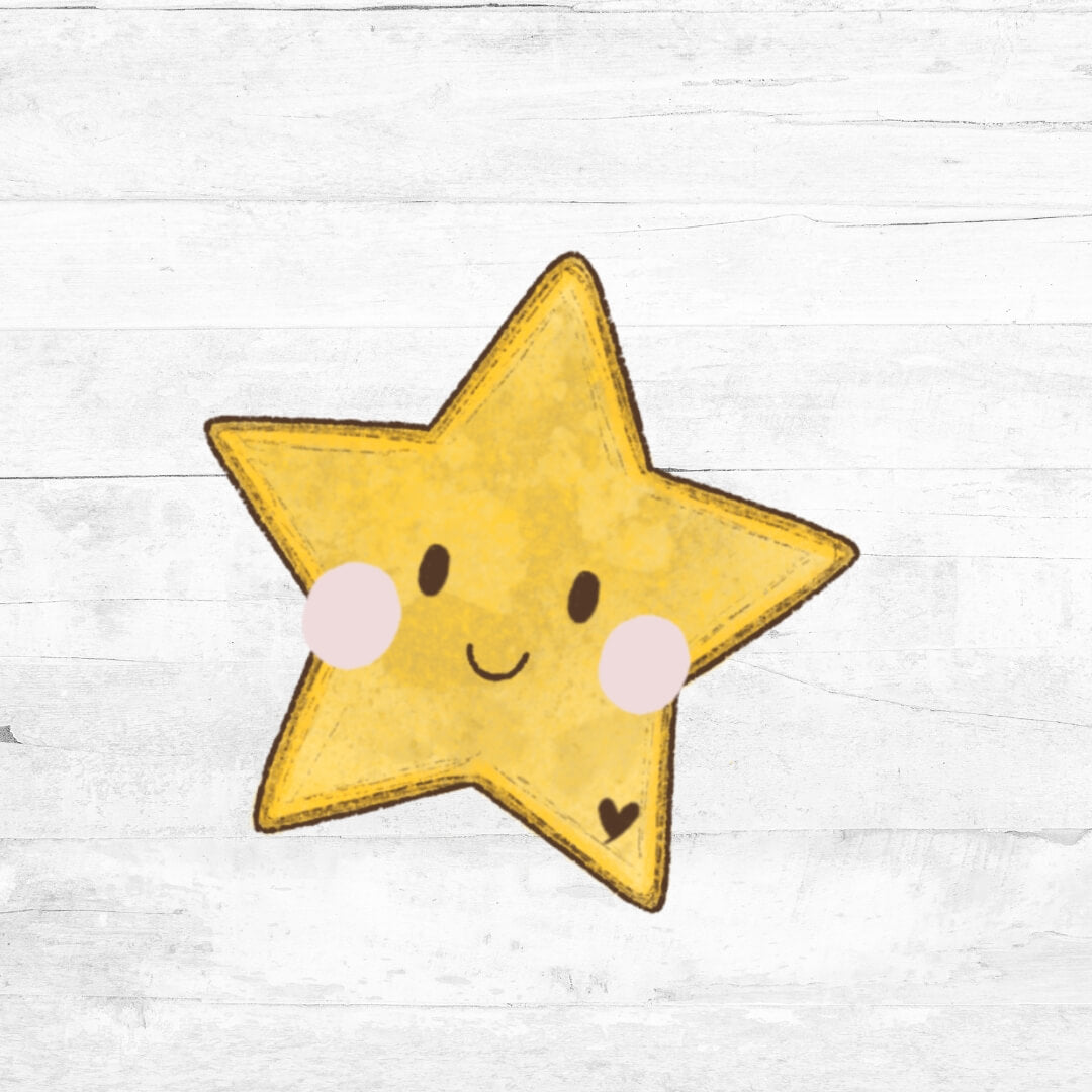 Bügelbild Game On Stern