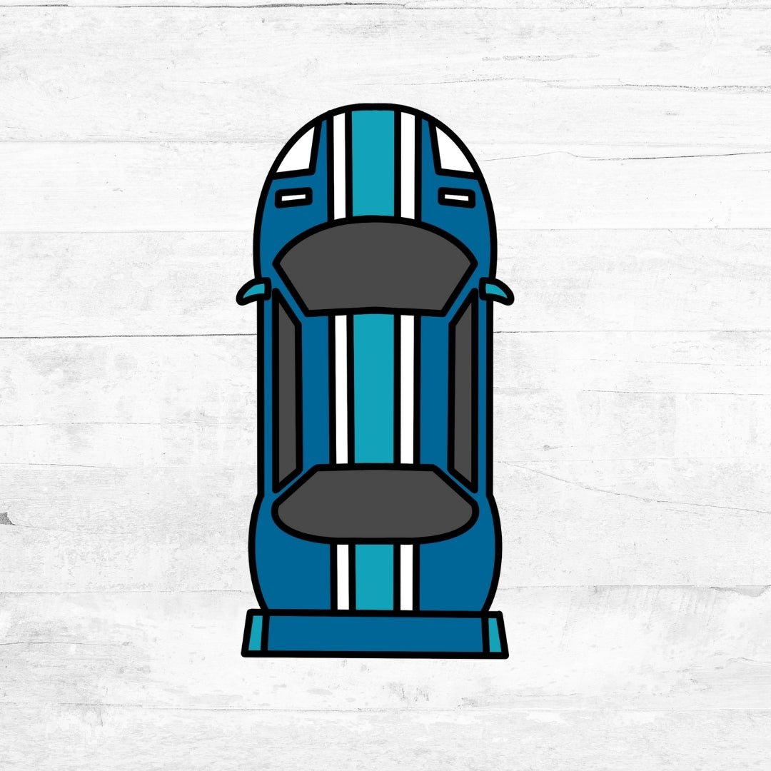 Bügelbild CrazyCars - Auto 2