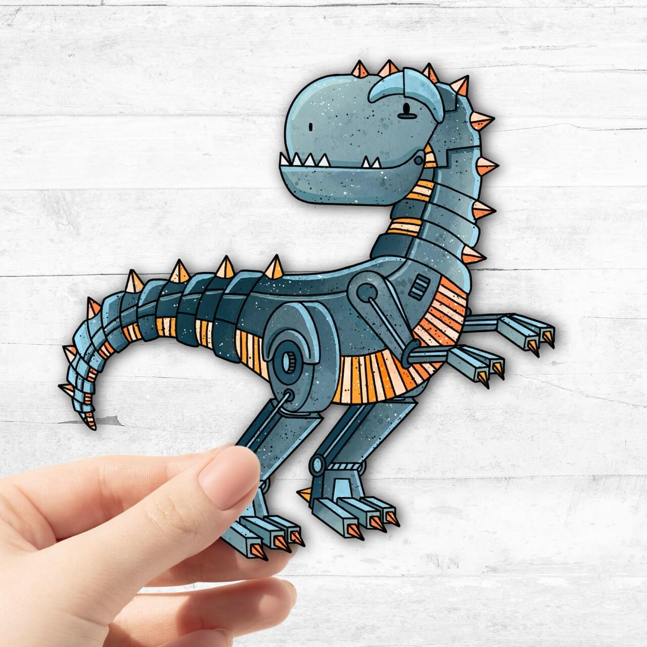 Bügelbild Robo T-Rex