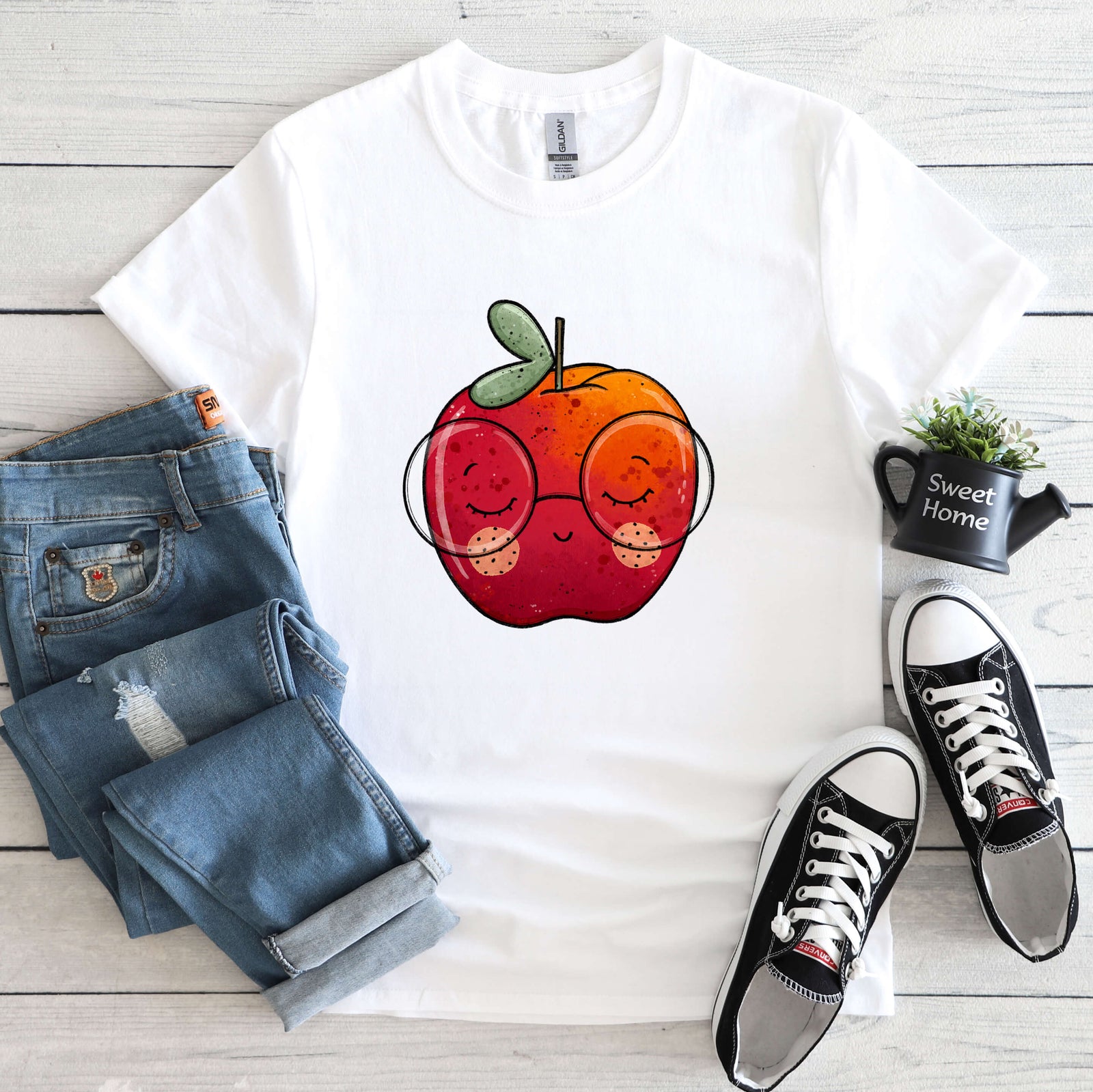 Bügelbild süße Äpfelchen 3