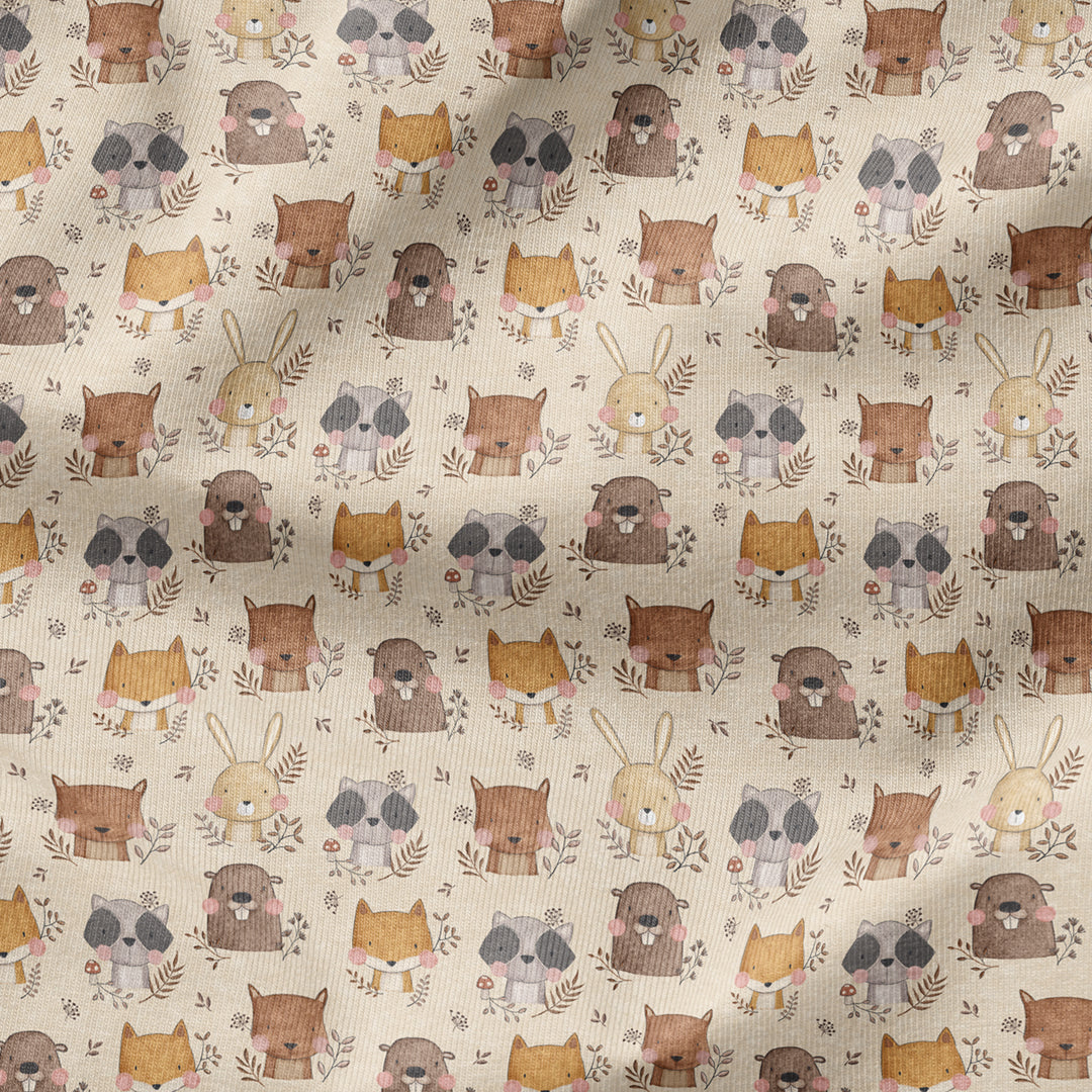 Bügelbild Waldtiere Eichhörnchen