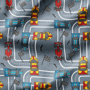 Bügelbild CrazyCars - Flagge