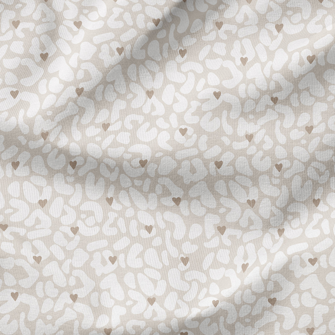 BigLeoHerzen beige/weiss