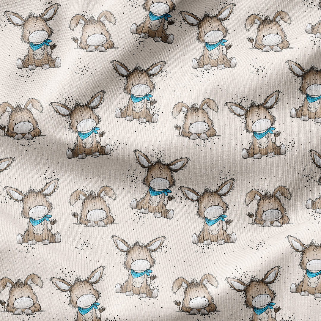 Eselchen Boy vanille/blau