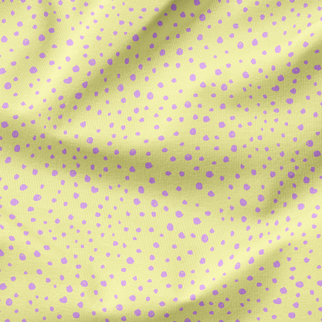 Punkte gelb/lila