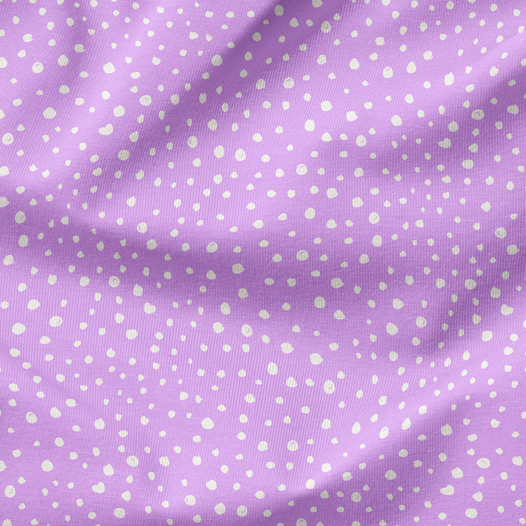 Punkte lila/cream