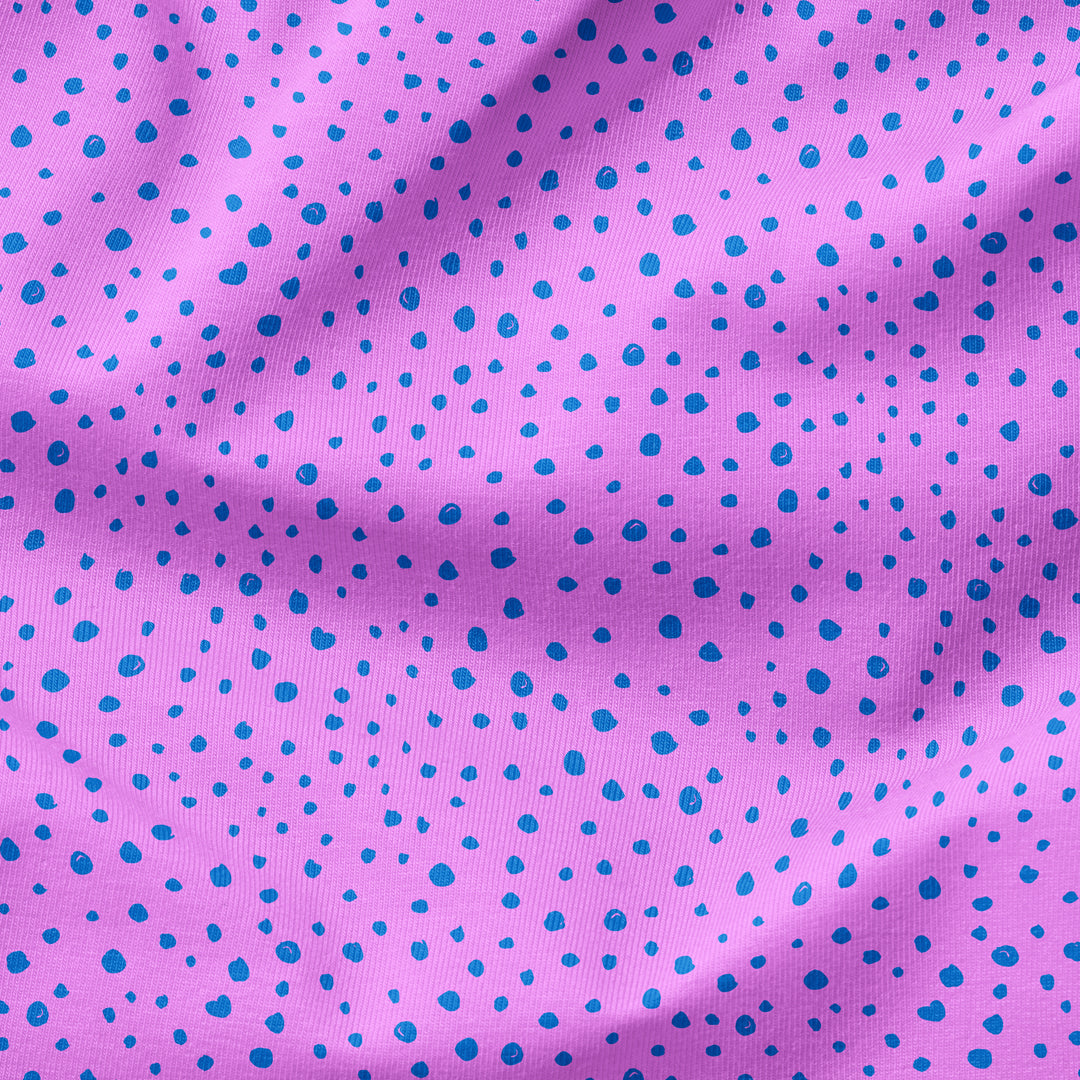 Punkt rosa/blau Jersey Reaktiv Drop