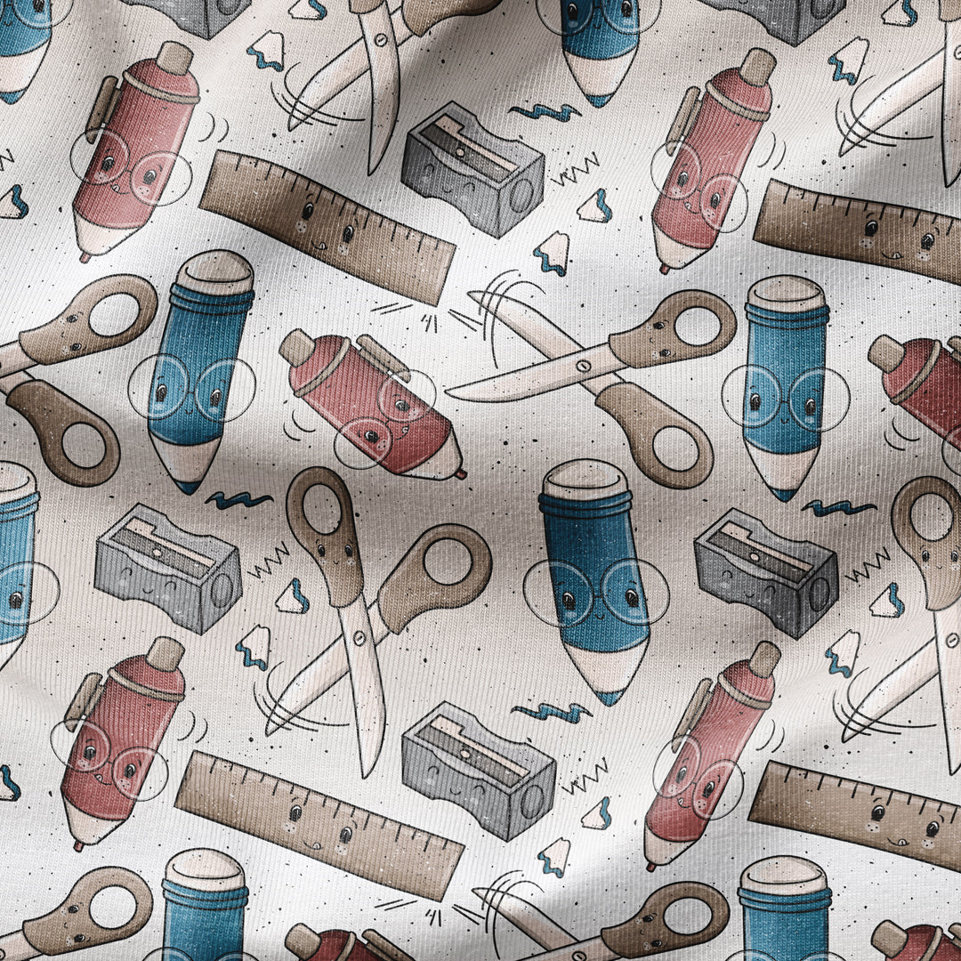 Schulstart  - Schreibzeug braun