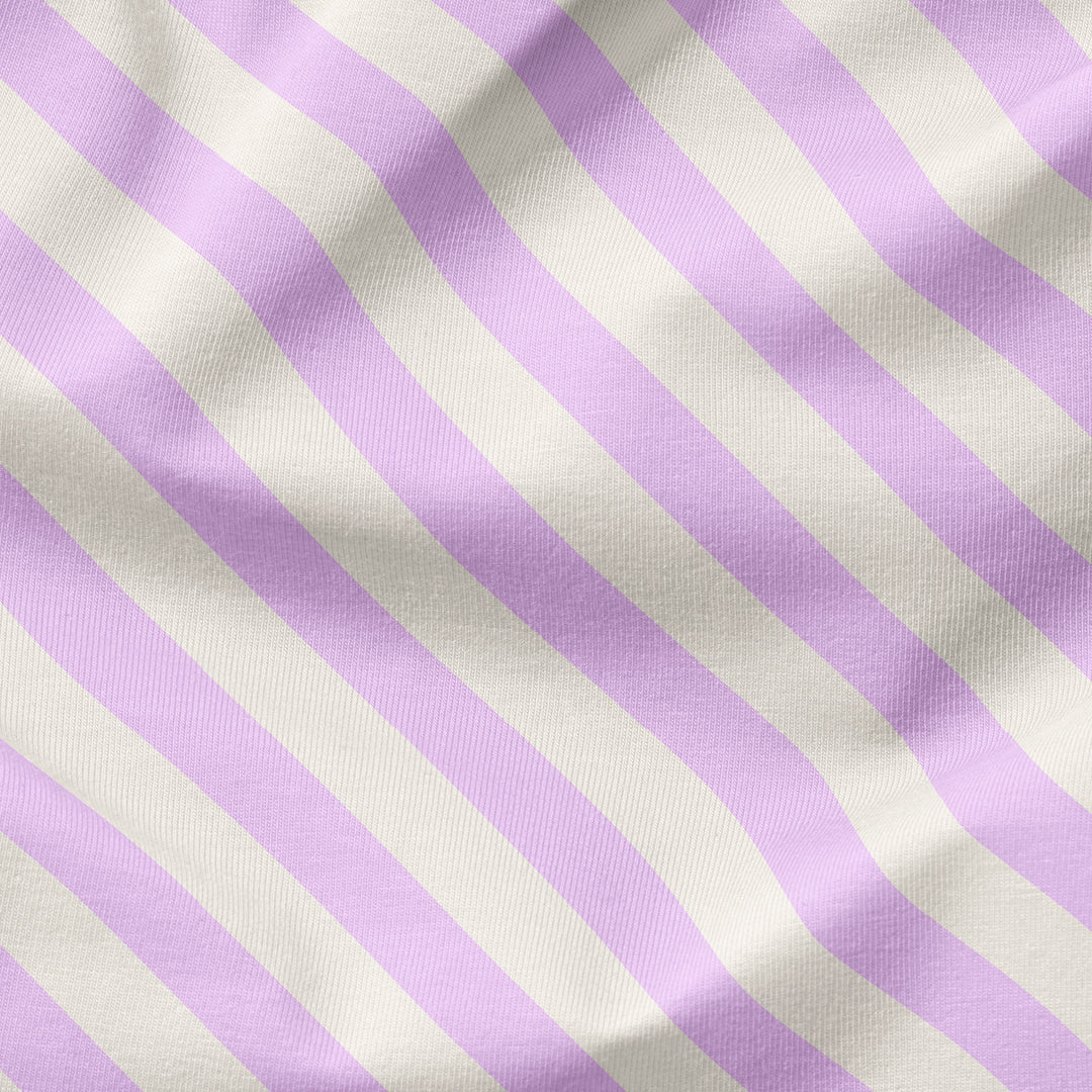 Streifen lila/cream