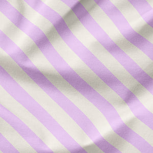 Streifen lila/cream