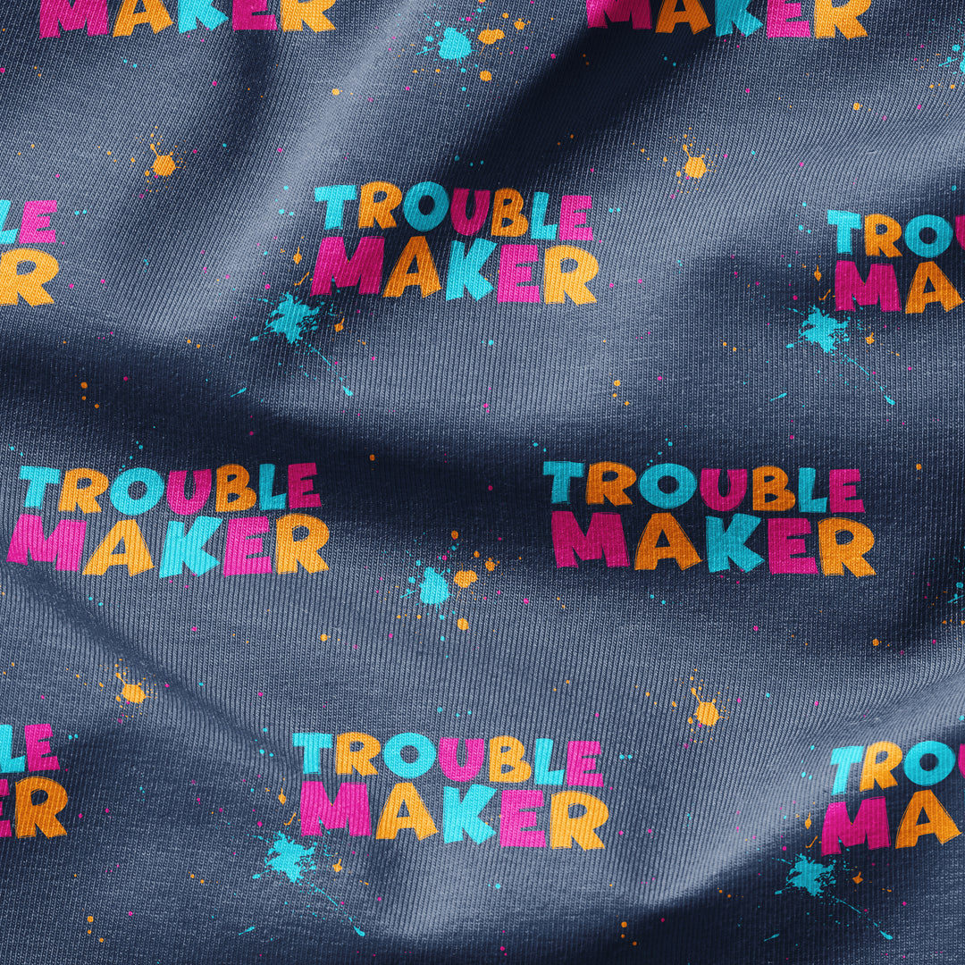 Bügelbild - Trouble Maker - Schwarz
