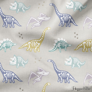 Bügelbild bunte Dino Skelette - Skelett 1