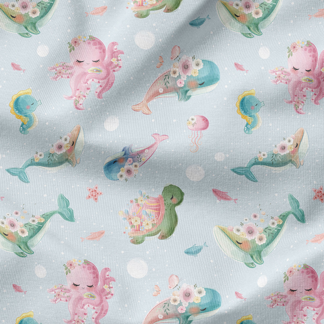 Bügelbild Blumenwal