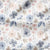 Blaue Blumen auf weiß