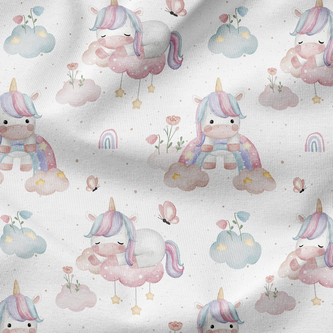 Bügelbild Einhornliebe - Einhorn 2 Regenbogen