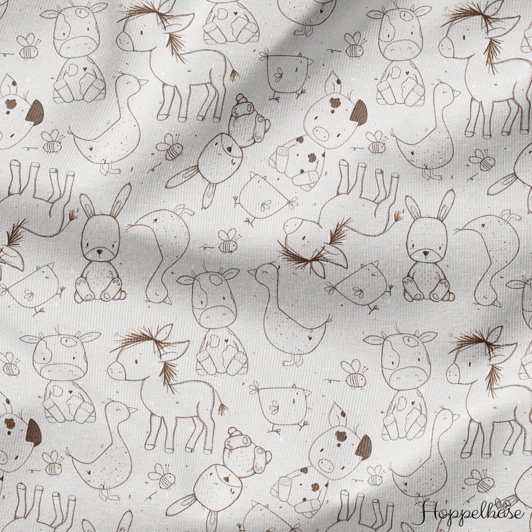 Farm Animals outlines