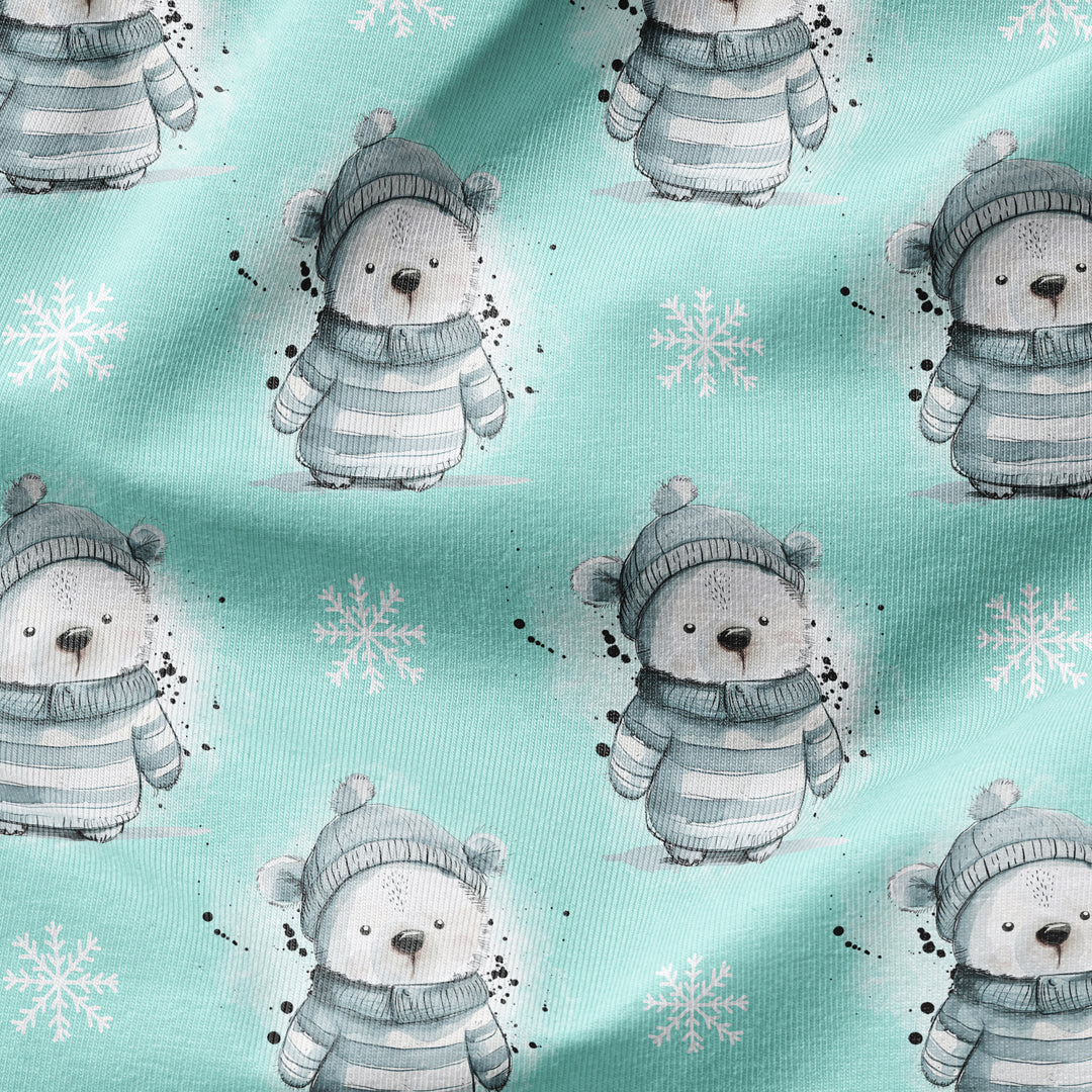 Bügelbild Fred der Eisbär