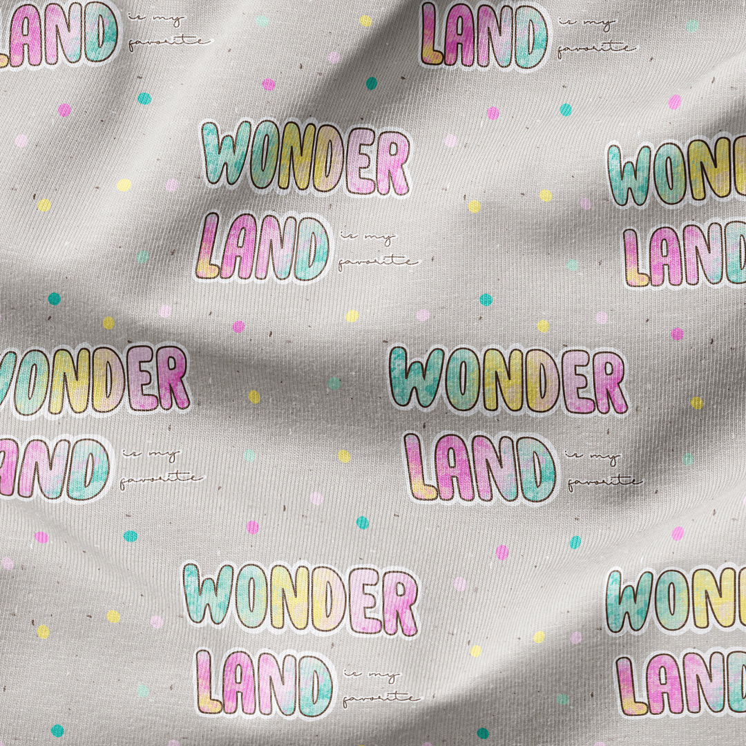 Wonderland Kombi Schriftzug