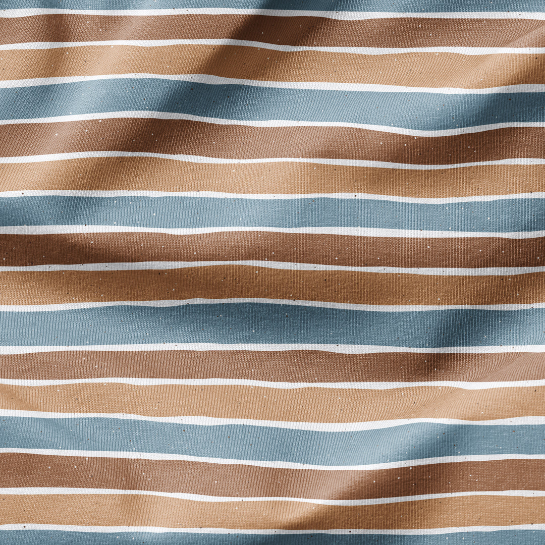 Big Stripes Warm and Blue