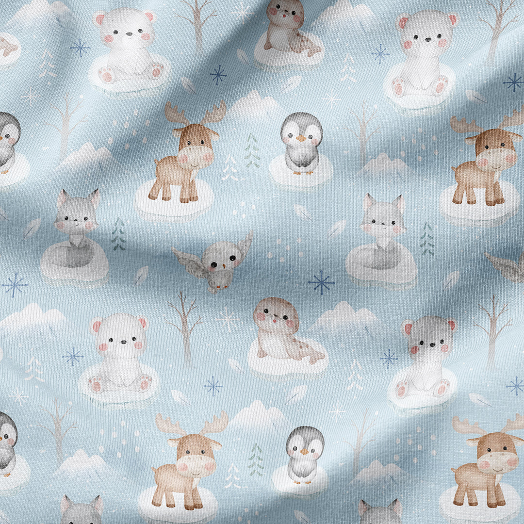 Winterwunderland blau