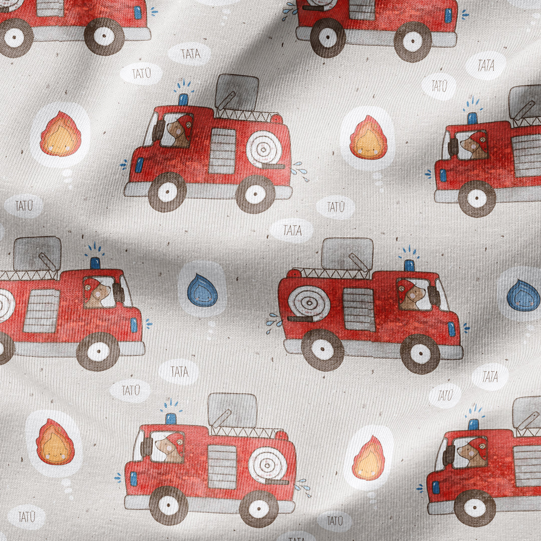 Bügelbild Tatütata die Feuerwehr ist da  - Feuerwehr 2