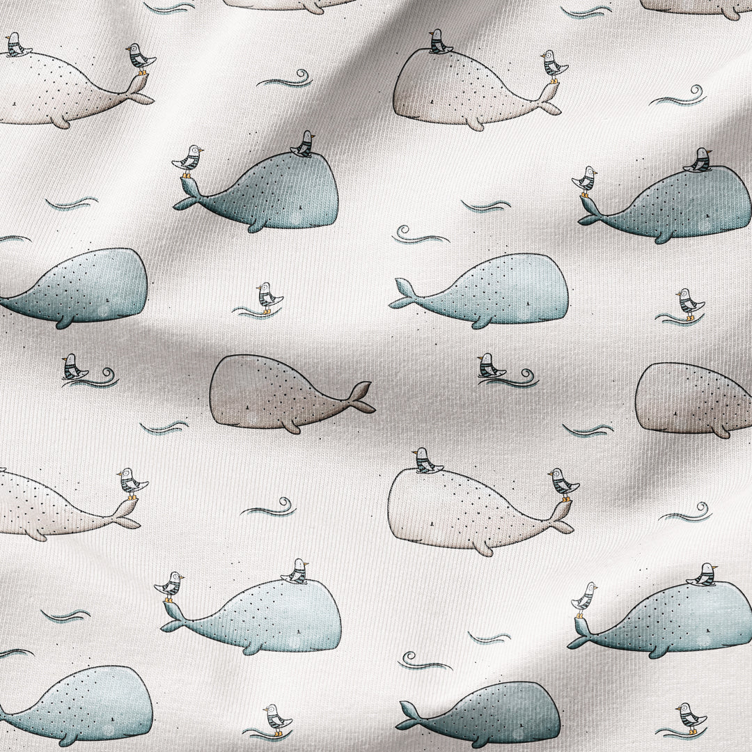 Bügelbild Walfreunde - Wal 1