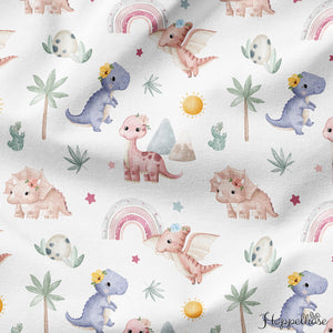Bügelbild Dino World Rosa - Dino 8  - Flugsaurier