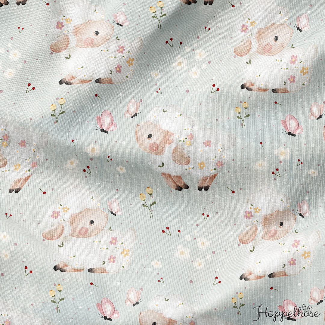 Bügelbild Blumenschäfchen - Schäfchen 2