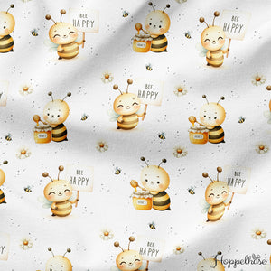 Bügelbild Happy Bee - Bienchen