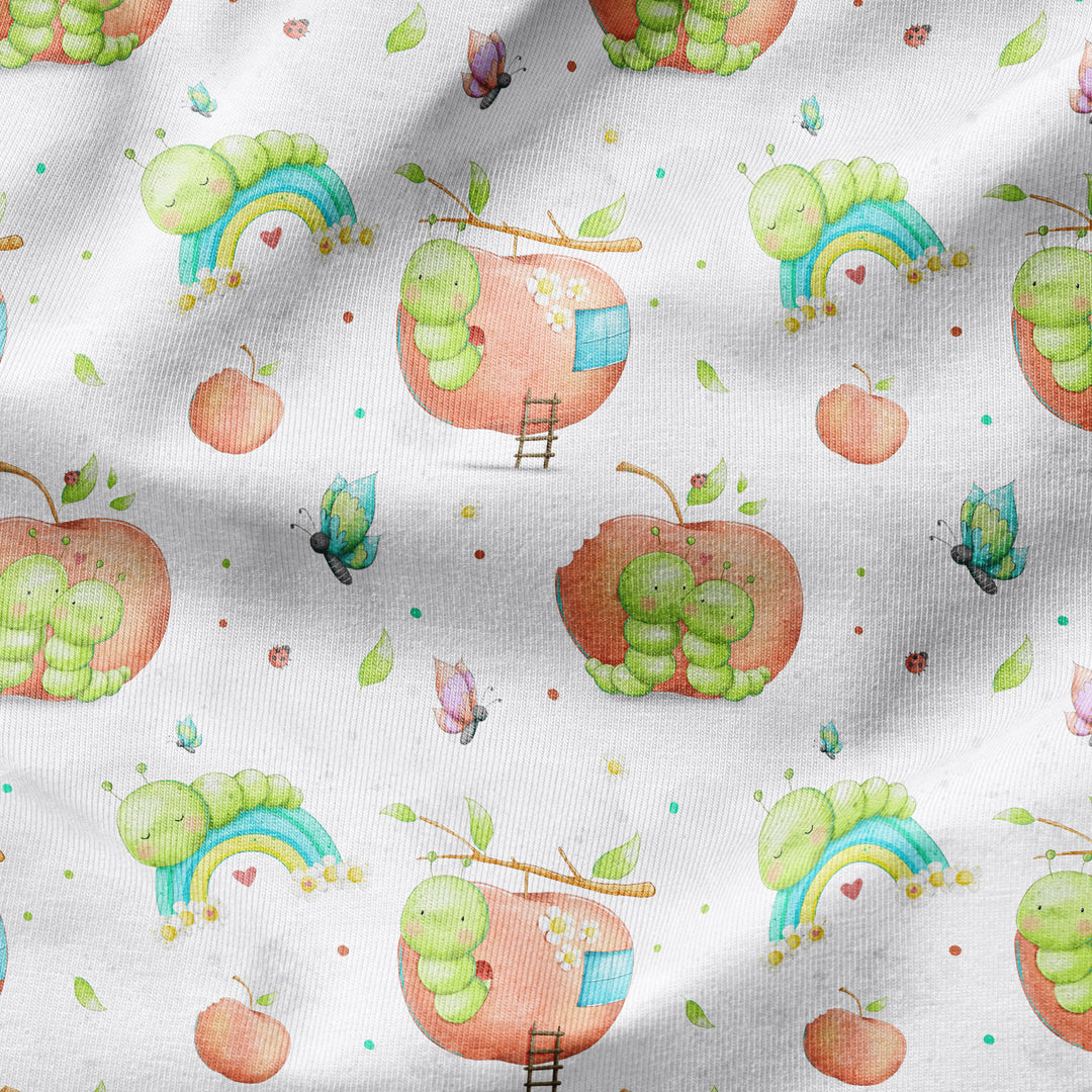 Bügelbild FrühlingsRaupe