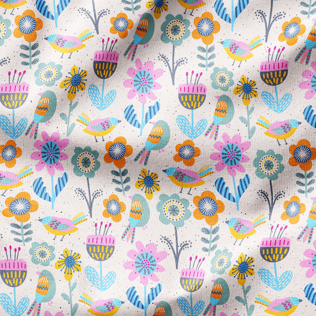 Bügelbild NaturFolk - Blume 7