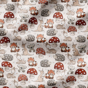 Bügelbild Sweet Animals - Blümchen weiss