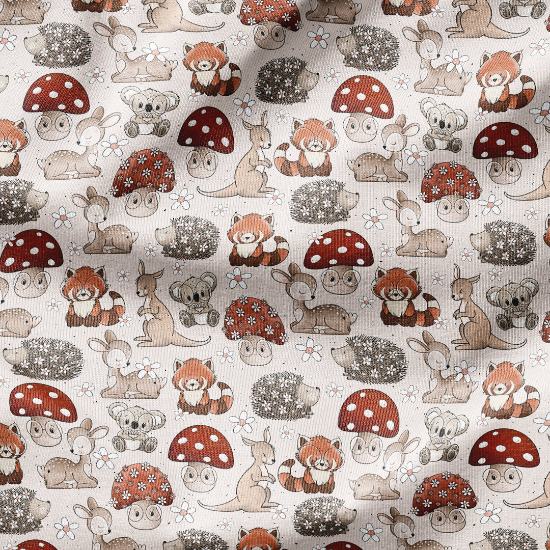 Bügelbild Sweet Animals - Blumenpilz 1