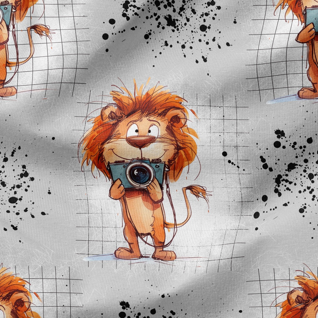 Bügelbild Leo Löwe - der kleiner Knipser