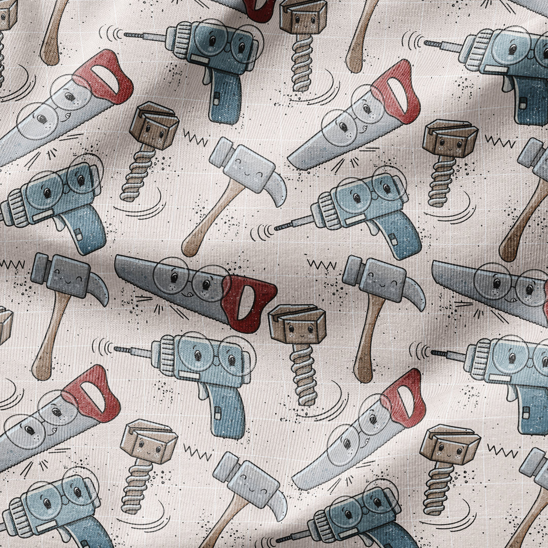 Bügelbild Funny Werkzeuge - Säge