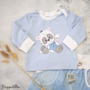 Set #Panda mit Stern blau #68