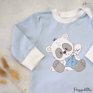 Set #Panda mit Stern blau #68